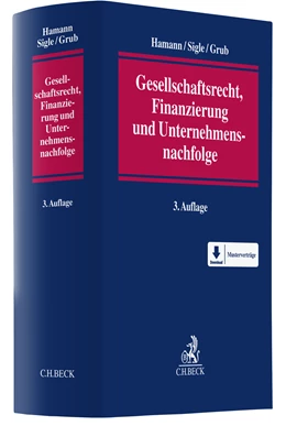 Abbildung von Hamann / Sigle | Gesellschaftsrecht, Finanzierung und Unternehmensnachfolge | 3. Auflage | 2022 | beck-shop.de