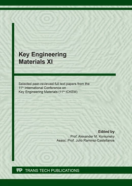 Abbildung von Korsunsky / Ramirez-Castellanos | Key Engineering Materials XI | 1. Auflage | 2021 | beck-shop.de