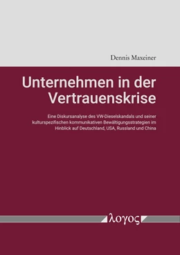 Abbildung von Maxeiner | Unternehmen in der Vertrauenskrise | 1. Auflage | 2021 | beck-shop.de