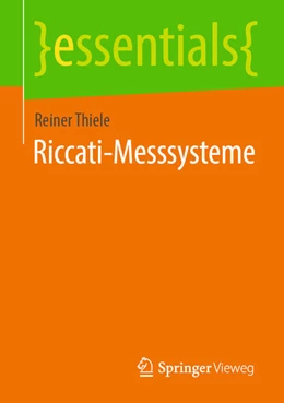 Abbildung von Thiele | Riccati-Messsysteme | 1. Auflage | 2021 | beck-shop.de