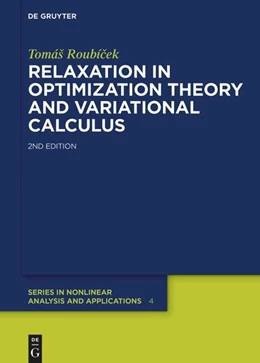 Abbildung von Roubícek | Relaxation in Optimization Theory and Variational Calculus | 2. Auflage | 2020 | beck-shop.de