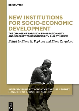 Abbildung von Popkova / Zavyalova | New Institutions for Socio-Economic Development | 1. Auflage | 2021 | beck-shop.de