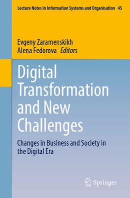 Abbildung von Zaramenskikh / Fedorova | Digital Transformation and New Challenges | 1. Auflage | 2021 | beck-shop.de