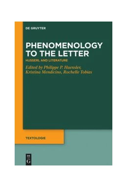 Abbildung von Haensler / Mendicino | Phenomenology to the Letter | 1. Auflage | 2020 | beck-shop.de