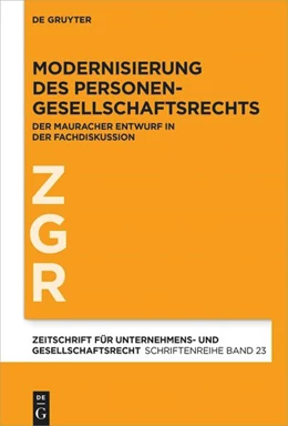 Abbildung von Bergmann / Drescher | Modernisierung des Personengesellschaftsrechts | 1. Auflage | 2020 | beck-shop.de