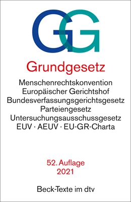 Abbildung von Grundgesetz: GG | 52. Auflage | 2022 | 5003 | beck-shop.de