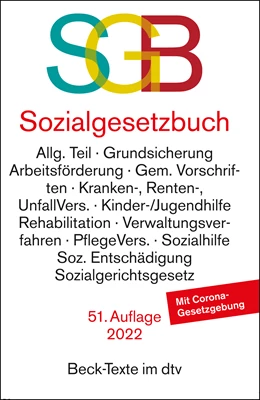 Abbildung von Sozialgesetzbuch mit Sozialgerichtsgesetz: SGB | 51. Auflage | 2022 | 5024 | beck-shop.de