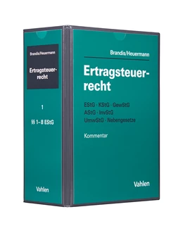 Abbildung von Brandis / Heuermann | Ertragsteuerrecht Hauptordner I 65 mm • 1 Ersatzordner (leer) | | | beck-shop.de