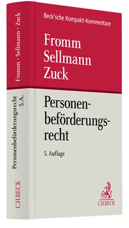 Abbildung von Fromm / Sellmann | Personenbeförderungsrecht | 5. Auflage | 2022 | beck-shop.de