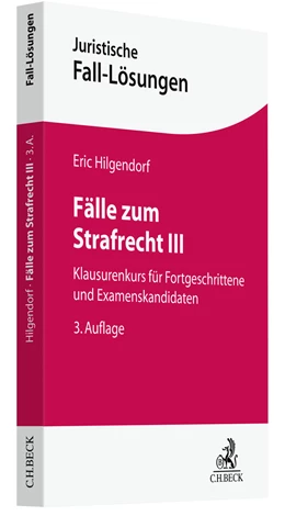 Abbildung von Hilgendorf | Fälle zum Strafrecht III | 3. Auflage | 2022 | beck-shop.de