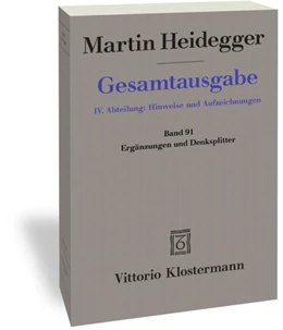 Abbildung von Heidegger / Michalski | Ergänzungen und Denksplitter | 1. Auflage | 2022 | beck-shop.de