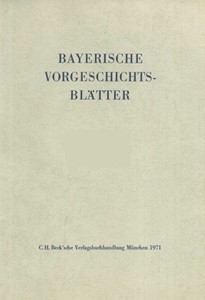 Cover:, Bayerische Vorgeschichtsblätter 2021