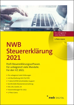 Abbildung von NWB Steuererklärung 2021 – 1-Platz-Lizenz | 1. Auflage | 2021 | beck-shop.de