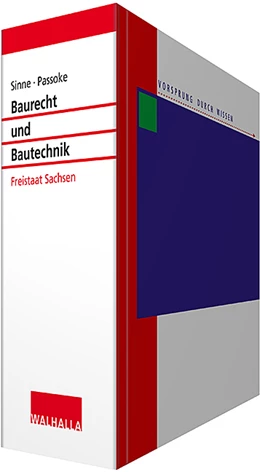 Abbildung von Sinne / Passoke | Baurecht und Bautechnik Freistaat Sachsen • mit Aktualisierungsservice | 1. Auflage | 2022 | beck-shop.de