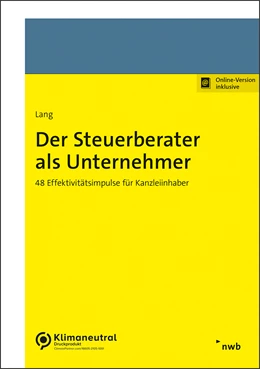 Abbildung von Lang | Der Steuerberater als Unternehmer | 1. Auflage | 2022 | beck-shop.de