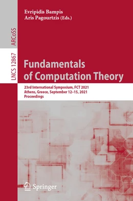 Abbildung von Bampis / Pagourtzis | Fundamentals of Computation Theory | 1. Auflage | 2021 | beck-shop.de