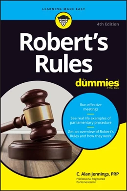 Abbildung von Jennings | Robert's Rules for Dummies | 4. Auflage | 2022 | beck-shop.de
