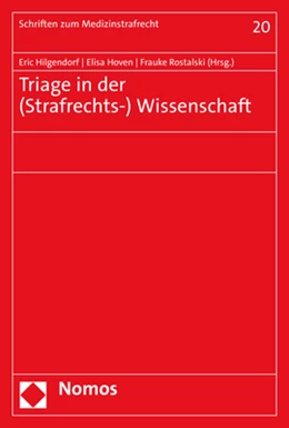 Abbildung von Hilgendorf / Hoven | Triage in der (Strafrechts-) Wissenschaft | 1. Auflage | 2021 | beck-shop.de