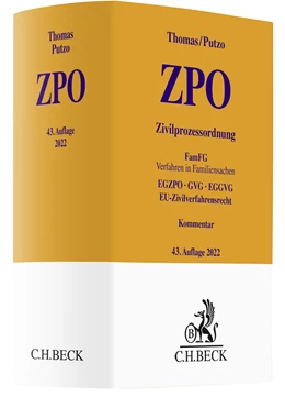 Abbildung von Thomas / Putzo | Zivilprozessordnung: ZPO | 43. Auflage | 2022 | beck-shop.de