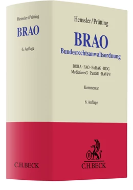 Abbildung von Henssler / Prütting | Bundesrechtsanwaltsordnung: BRAO | 6. Auflage | 2024 | beck-shop.de
