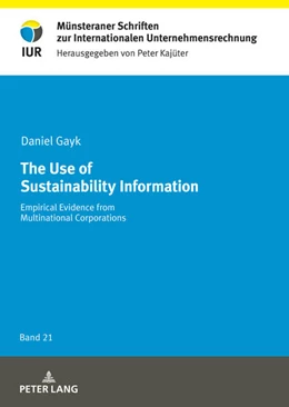 Abbildung von Gayk | The Use of Sustainability Information | 1. Auflage | 2021 | beck-shop.de
