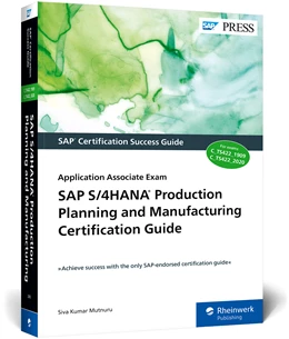 Abbildung von Mutnuru | SAP S/4hana Production Planning and Manufacturing Certification Guide | 1. Auflage | 2022 | beck-shop.de