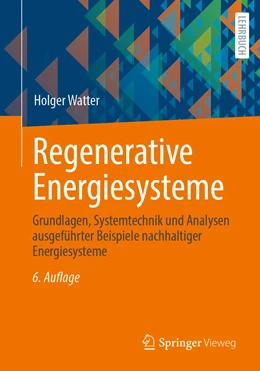 Abbildung von Watter | Regenerative Energiesysteme | 6. Auflage | 2022 | beck-shop.de