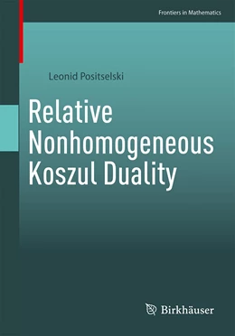 Abbildung von Positselski | Relative Nonhomogeneous Koszul Duality | 1. Auflage | 2022 | beck-shop.de