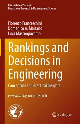 Abbildung von Franceschini / Maisano | Rankings and Decisions in Engineering | 1. Auflage | 2022 | 319 | beck-shop.de