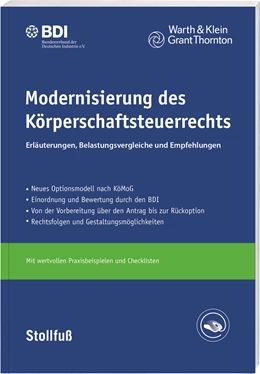 Abbildung von Modernisierung des Körperschaftsteuerrechts - Online | 1. Auflage | 2022 | beck-shop.de