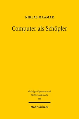 Abbildung von Maamar | Computer als Schöpfer | 1. Auflage | 2021 | beck-shop.de