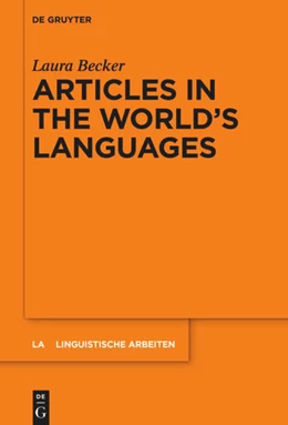 Abbildung von Becker | Articles in the World's Languages | 1. Auflage | 2021 | beck-shop.de