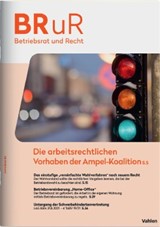Abbildung von BRuR • Betriebsrat und Recht | 3. Jahrgang | 2024 | beck-shop.de