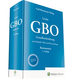 Abbildung von Lemke | GBO - Kommentar | 3. Auflage | 2022 | beck-shop.de
