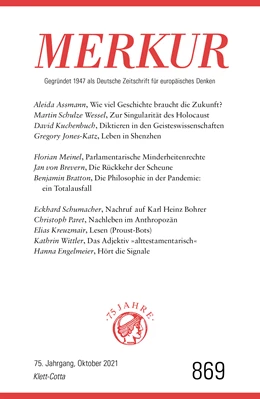 Abbildung von Demand | MERKUR Gegründet 1947 als Deutsche Zeitschrift für europäisches Denken - 2021-10 | 1. Auflage | 2021 | beck-shop.de