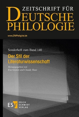 Abbildung von Geulen / Haas | Der Stil der Literaturwissenschaft | 1. Auflage | 2021 | beck-shop.de