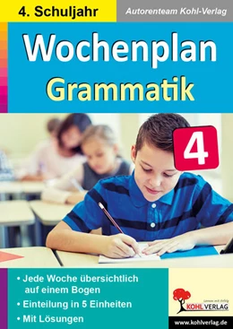 Abbildung von Kohl-Verlag | Wochenplan Grammatik / Klasse 4 | 1. Auflage | 2024 | beck-shop.de
