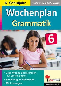 Abbildung von Wochenplan Grammatik / Klasse 6 | 1. Auflage | 2022 | beck-shop.de