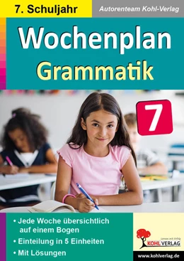 Abbildung von Kohl-Verlag | Wochenplan Grammatik / Klasse 7 | 1. Auflage | 2022 | beck-shop.de