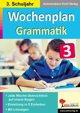 Abbildung von Schrödel | Wochenplan Grammatik / Klasse 3 | 1. Auflage | 2024 | beck-shop.de