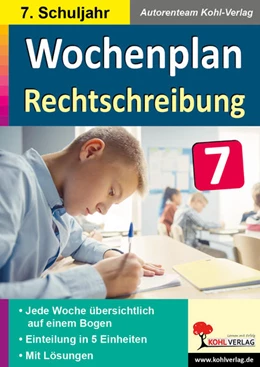 Abbildung von Vatter / Vatter-Wittl | Wochenplan Rechtschreibung / Klasse 7 | 1. Auflage | 2022 | beck-shop.de