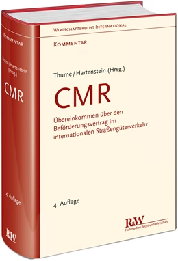 Abbildung von Thume / Hartenstein | CMR - Kommentar | 4. Auflage | 2024 | beck-shop.de