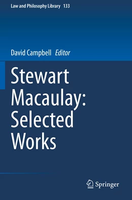 Abbildung von Campbell | Stewart Macaulay: Selected Works | 1. Auflage | 2021 | 133 | beck-shop.de