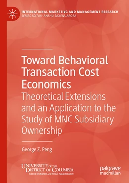Abbildung von Peng | Toward Behavioral Transaction Cost Economics | 1. Auflage | 2021 | beck-shop.de