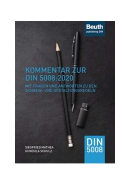 Abbildung von Mathea / Schulz | Kommentar zur DIN 5008:2020 - Buch mit E-Book | 1. Auflage | 2020 | beck-shop.de