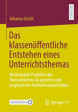 Abbildung von Leicht | Das klassenöffentliche Entstehen eines Unterrichtsthemas | 1. Auflage | 2021 | beck-shop.de