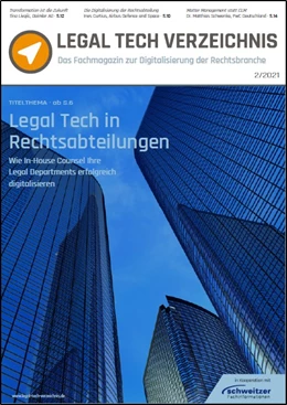 Abbildung von Legal Tech Verzeichnis • Ausgabe 2/2021 | | 2021 | beck-shop.de