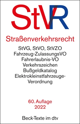Abbildung von Straßenverkehrsrecht: StVR | 60. Auflage | 2022 | 5015 | beck-shop.de
