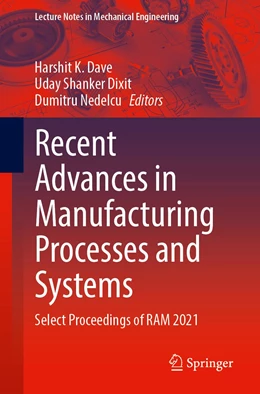 Abbildung von Dave / Dixit | Recent Advances in Manufacturing Processes and Systems | 1. Auflage | 2022 | beck-shop.de
