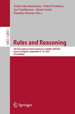 Abbildung von Moschoyiannis / Peñaloza | Rules and Reasoning | 1. Auflage | 2021 | beck-shop.de